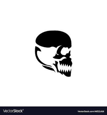 skull logo design template
