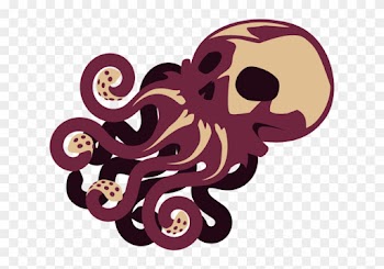 Skull Octopus By Figbeater - Skull Octopus Large Tote Bag, Adult Unisex, Natural,