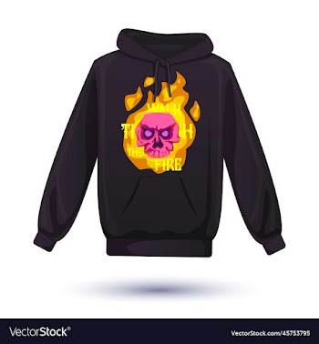 skull on fire hoodie design skull on fire t shirt
