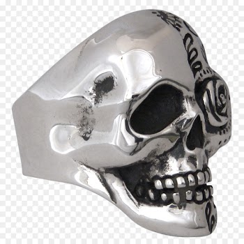 Skull Silver Bicycle Helmets Motorcycle Helmets Face - Rose for stamp tshirts 