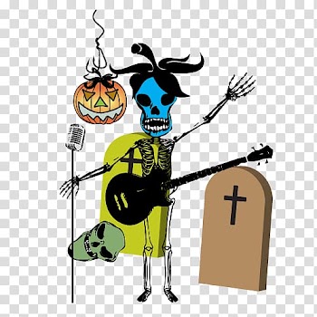 Skull Skeleton Euclidean , Halloween elements transparent background PNG clipart