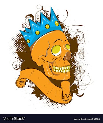 Skull tshirt design vector image