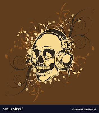 Skull tshirt design vector image