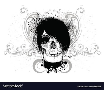 Skull tshirt design vector image