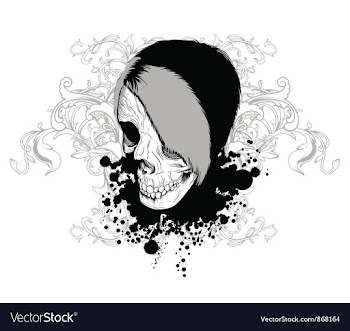 Skull tshirt design vector image