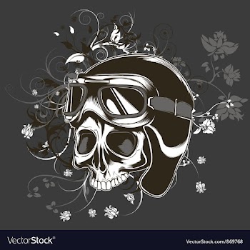 Skull tshirt design vector image