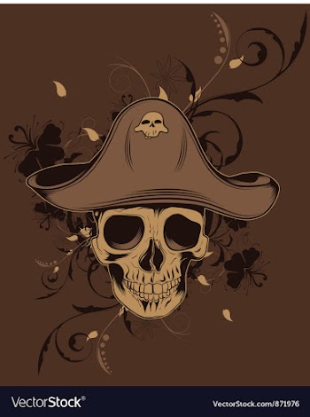 Skull tshirt design vector image