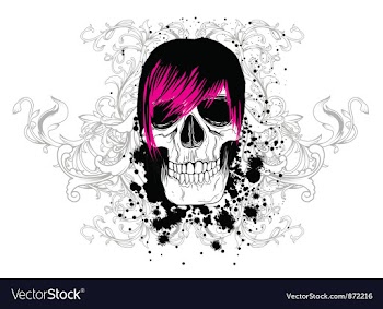 Skull tshirt design vector image
