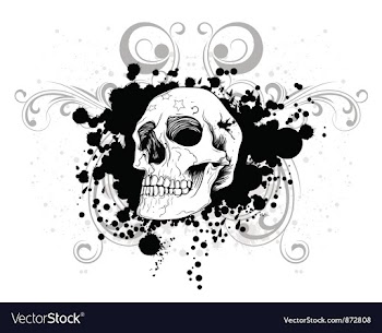 Skull tshirt design vector image