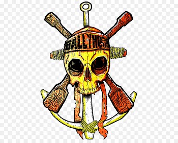 Skull u9ab7u9ac5 Clip art - Retro Skull 