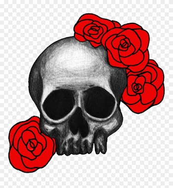 Skull With Roses Julie Erin Designs - Skull With Roses Transparent