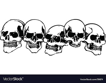 					Skulls illustration vector&nbsp;image														