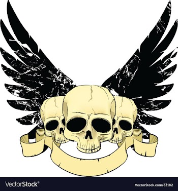  					Skulls wings vector&nbsp;image														