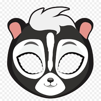 Skunk Mask Stock photography Illustration - Vector skunk 