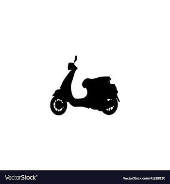 skuter matic silhouette
