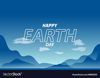 sky and mountains for earth day poster background