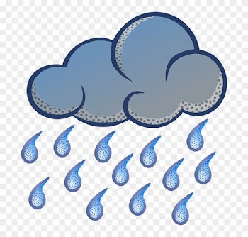 Sky Clipart Rain Cloud - Rainy Weather Clipart