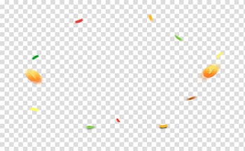 Sky Close-up , Color moving small debris Coin decoration transparent background PNG clipart