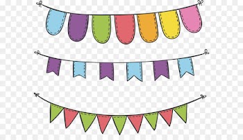 Sky lantern Flag - Carnival Party Decorative Banner 