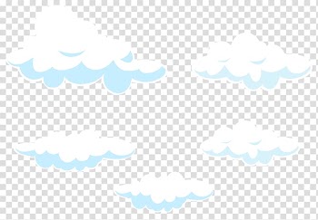 Sky Line Point Pattern, Cartoon Clouds Set , white clouds illustration transparent background PNG clipart