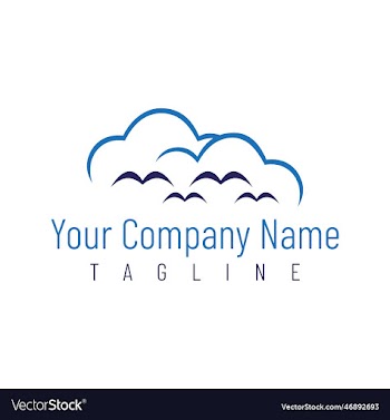 sky logo design with