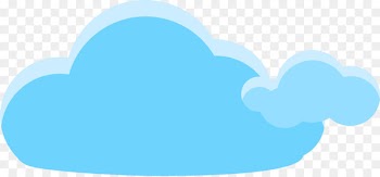 Sky Wallpaper - Blue cartoon clouds 