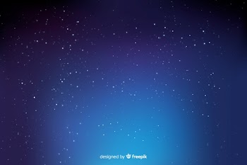 Sky with starts gradient background Free Vector