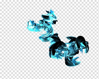 Skyflow&#, blue and black abstract illustration transparent background PNG clipart