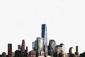 Skyline collage element, New York | Free PSD - rawpixel