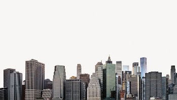 Skyline collage element, New York | Free PSD - rawpixel