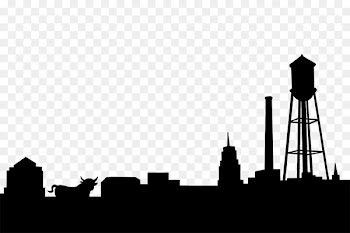 Skyline Durham Raleigh Silhouette Asheville - Silhouette 