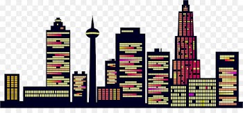Skyline, Silhouette, Encapsulated Postscript, Human Settlement PNG