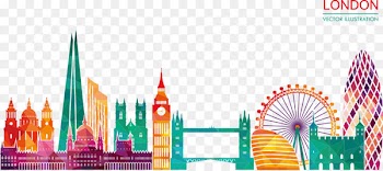 Skyline Silhouette Illustration - Vector London Building 