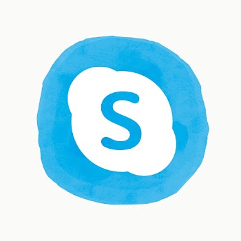 Skype app icon psd with a watercolor graphic… | Free stock illustration | High Resolution graphic