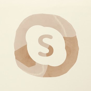 Skype app icon psd with a watercolor graphic… | Free stock illustration | High Resolution graphic