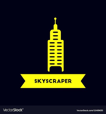 Skyscraper building vector image