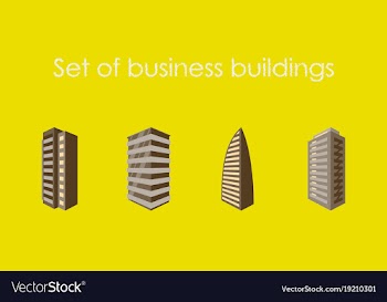Skyscrapers buildings towers city business vector image
