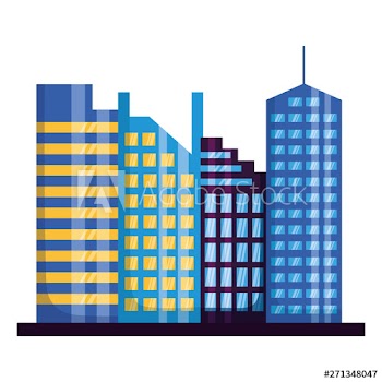 skyscrapers city urban buildings exterior