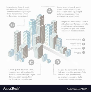  					Skyscrapers vector image														