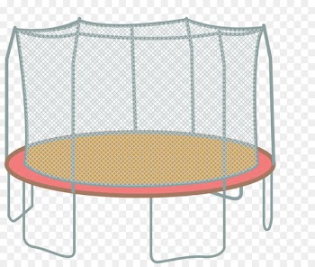 Skywalker Trampolines Jumping Trampolining Amazon.com - There is a trampoline with a protective net 