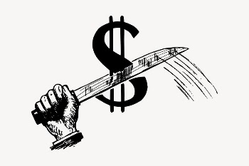 Slashed prices collage element, drawing | Free Vector Illustration - rawpixel