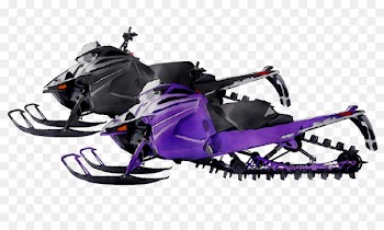 Sled Ski Bindings Snowmobile Purple -  