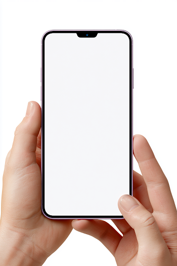 Sleek Modern Smartphone in Hands