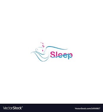 Sleep beauty medical creative business logo design vector image