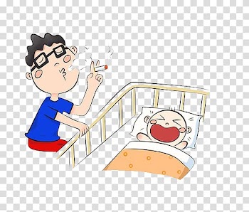 Sleep Symptom Smoking Disease, Free child care to pull the material transparent background PNG clipart
