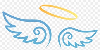 Sleeping Angel - Angel Wings And Halo Clipart