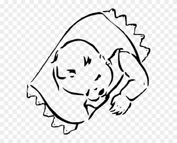 Sleeping Baby Clip Art Free Vector - Baby Sleeping Clip Art