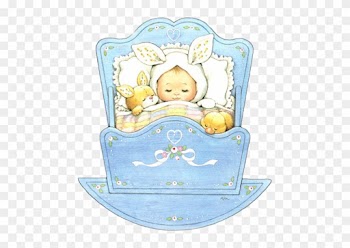 Sleeping Baby In Cradle - Ruth Morehead Baby