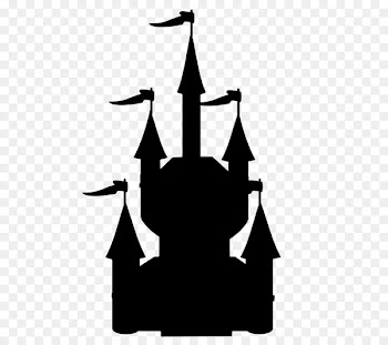 Sleeping Beauty Castle, Cinderella Castle, Castle, Silhouette, Art PNG