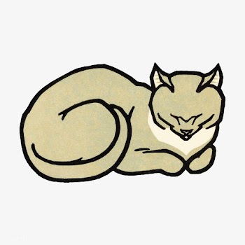Sleeping Cat (1918) by Julie de Graag (1877-1.. | Free stock vector - 466895